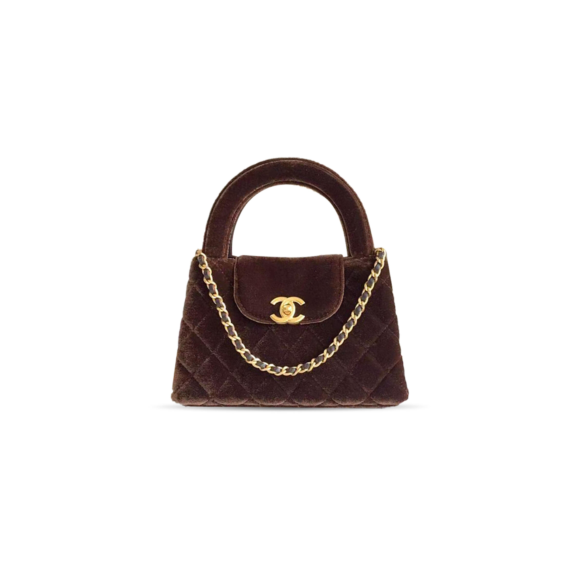 CHANEL MINI KELLY HANDLE BAG AS4416 (19*13*7cm)